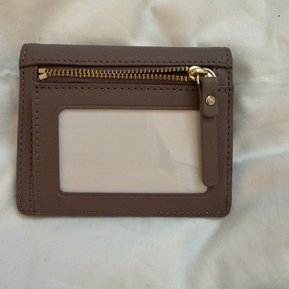 Kate Spade Chocolate Card Holder with Gold Ring - Picture 5 of 9